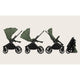 Carucior sport, Lionelo, Mika Plus, Cadru din aluminiu, Cu maner reversibil, Copertina XXL, Spatar reglabil in 3 pozitii, Cu accesorii, Pana la 22 kg, 6-48 luni; EN1888-1, EN1888-2 EN1466, Verde