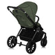 Carucior sport, Lionelo, Mika Plus, Cadru din aluminiu, Cu maner reversibil, Copertina XXL, Spatar reglabil in 3 pozitii, Cu accesorii, Pana la 22 kg, 6-48 luni; EN1888-1, EN1888-2 EN1466, Verde