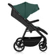 Carucior sport, Lionelo, Mira, Maner reglabil in 5 pozitii, Spatar si suport de picioare reglabile, Plasa de tantari si suport biberon incluse, Pana la 22 kg, 6 luni+, Conform cu EN1888-1, EN1888-2, Testare SGS, Verde