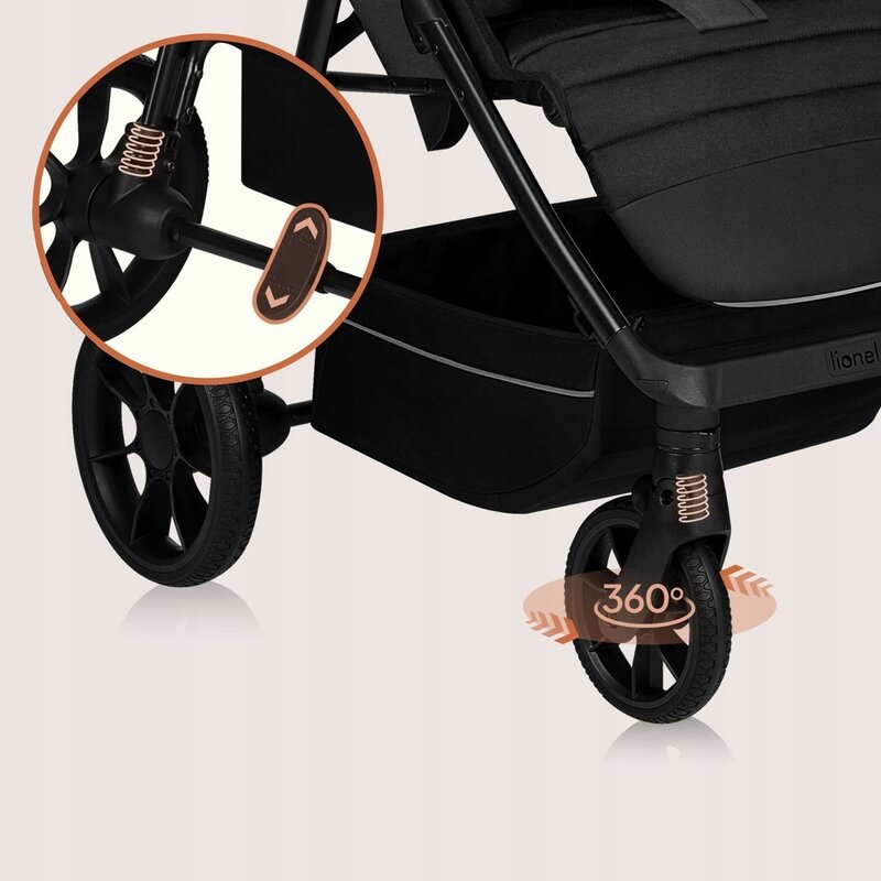 Carucior sport, Lionelo, Mira, Maner reglabil in 5 pozitii, Spatar si suport de picioare reglabile, Plasa de tantari si suport biberon incluse, Pana la 22 kg, 6 luni+, Conform cu EN1888-1, EN1888-2, Testare SGS, Roz