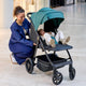 Carucior sport, Lionelo, Mira, Maner reglabil in 5 pozitii, Spatar si suport de picioare reglabile, Plasa de tantari si suport biberon incluse, Pana la 22 kg, 6 luni+, Conform cu EN1888-1, EN1888-2, Testare SGS, Negru