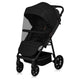 Carucior sport, Lionelo, Mira, Maner reglabil in 5 pozitii, Spatar si suport de picioare reglabile, Plasa de tantari si suport biberon incluse, Pana la 22 kg, 6 luni+, Conform cu EN1888-1, EN1888-2, Testare SGS, Negru