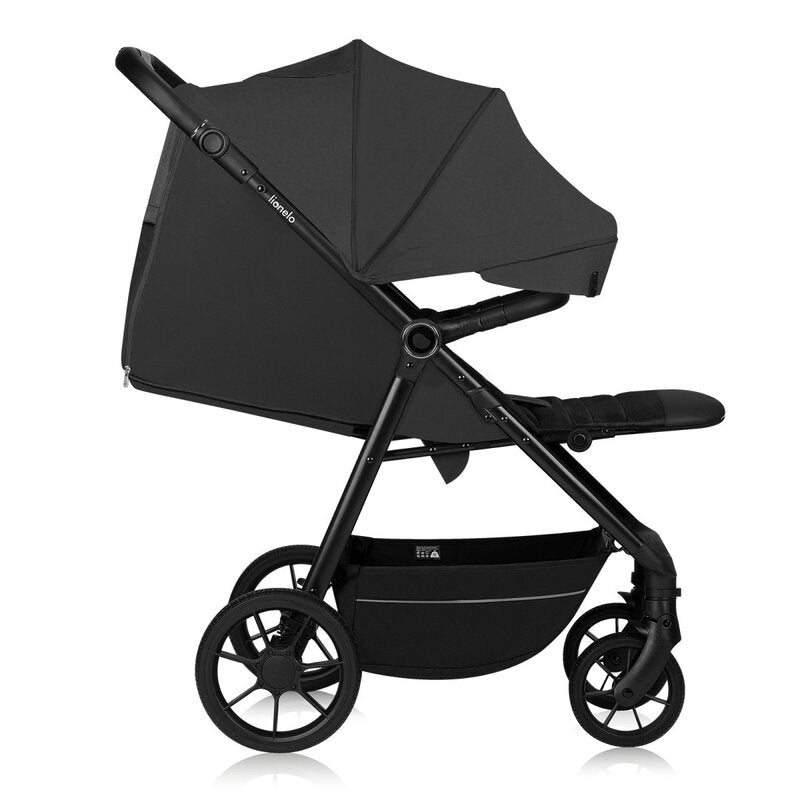 Carucior sport, Lionelo, Mira, Maner reglabil in 5 pozitii, Spatar si suport de picioare reglabile, Plasa de tantari si suport biberon incluse, Pana la 22 kg, 6 luni+, Conform cu EN1888-1, EN1888-2, Testare SGS, Roz - gogobaby.ro