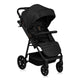 Carucior sport, Lionelo, Mira, Maner reglabil in 5 pozitii, Spatar si suport de picioare reglabile, Plasa de tantari si suport biberon incluse, Pana la 22 kg, 6 luni+, Conform cu EN1888-1, EN1888-2, Testare SGS, Negru