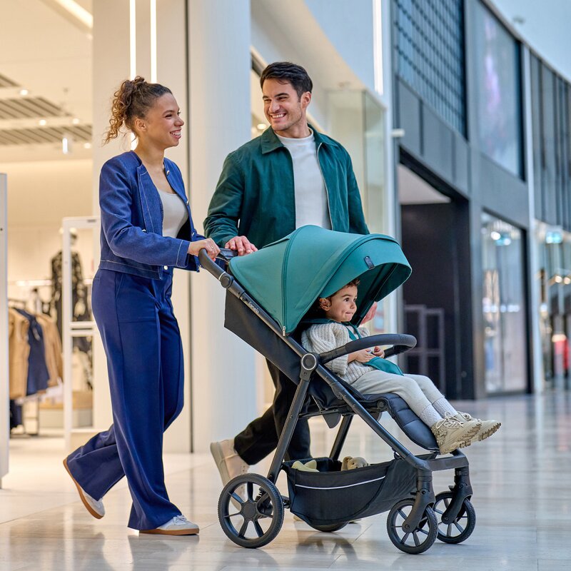 Carucior sport, Lionelo, Mira, Maner reglabil in 5 pozitii, Spatar si suport de picioare reglabile, Plasa de tantari si suport biberon incluse, Pana la 22 kg, 6 luni+, Conform cu EN1888-1, EN1888-2, Testare SGS, Gri - gogobaby.ro
