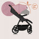 Carucior sport, Lionelo, Mira, Maner reglabil in 5 pozitii, Spatar si suport de picioare reglabile, Plasa de tantari si suport biberon incluse, Pana la 22 kg, 6 luni+, Conform cu EN1888-1, EN1888-2, Testare SGS, Roz
