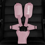 Carucior sport, Lionelo, Mira, Maner reglabil in 5 pozitii, Spatar si suport de picioare reglabile, Plasa de tantari si suport biberon incluse, Pana la 22 kg, 6 luni+, Conform cu EN1888-1, EN1888-2, Testare SGS, Roz