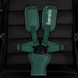 Carucior sport, Lionelo, Mira, Maner reglabil in 5 pozitii, Spatar si suport de picioare reglabile, Plasa de tantari si suport biberon incluse, Pana la 22 kg, 6 luni+, Conform cu EN1888-1, EN1888-2, Testare SGS, Verde