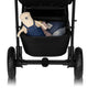 Carucior sport, Lionelo, Natt, De la nastere, Cu accesorii si capotina XXL reglabila, 0 - 22 kg, Conform cu standardele europene de securitate EN1888-1, EN1888-2, Bej