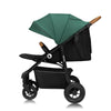 Carucior sport, Lionelo, Natt, De la nastere, Cu accesorii si capotina XXL reglabila, 0 - 22 kg, Conform cu standardele europene de securitate EN1888-1, EN1888-2, Verde
