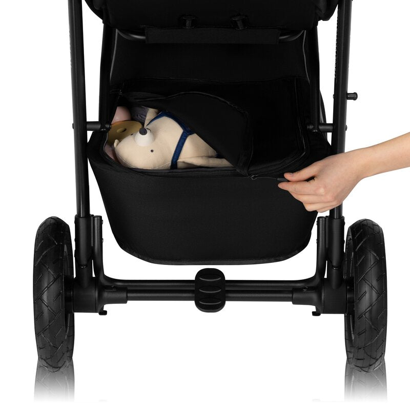 Carucior sport, Lionelo, Natt, De la nastere, Cu accesorii si capotina XXL reglabila, 0 - 22 kg, Conform cu standardele europene de securitate EN1888-1, EN1888-2, Verde