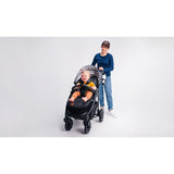 Carucior sport, Lionelo, Natt, De la nastere, Cu accesorii si capotina XXL reglabila, 0 - 22 kg, Conform cu standardele europene de securitate EN1888-1, EN1888-2, Verde