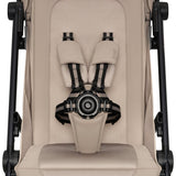 Carucior sport, Lionelo, Tansi, Pliere automata, Ultracompact, Manevrare cu o mana, Roti cu tehnologie GravelTech, Spatar si suport picioare reglabile, 6-48 luni, Sustine 22 kg, Bej