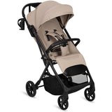 Carucior sport, Lionelo, Tansi, Pliere automata, Ultracompact, Manevrare cu o mana, Roti cu tehnologie GravelTech, Spatar si suport picioare reglabile, 6-48 luni, Sustine 22 kg, Bej