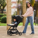 Carucior sport, Lionelo, Tansi, Pliere automata, Ultracompact, Manevrare cu o mana, Roti cu tehnologie GravelTech, Spatar si suport picioare reglabile, 6-48 luni, Sustine 22 kg, Bej