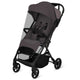 Carucior sport, Lionelo, Tansi, Pliere automata, Ultracompact, Manevrare cu o mana, Roti cu tehnologie GravelTech, Spatar si suport picioare reglabile, 6-48 luni, Sustine 22 kg, Bej Taupe