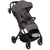 Carucior sport, Lionelo, Tansi, Pliere automata, Ultracompact, Manevrare cu o mana, Roti cu tehnologie GravelTech, Spatar si suport picioare reglabile, 6-48 luni, Sustine 22 kg, Bej Taupe