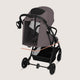 Carucior sport, Lionelo, Tansi, Pliere automata, Ultracompact, Manevrare cu o mana, Roti cu tehnologie GravelTech, Spatar si suport picioare reglabile, 6-48 luni, Sustine 22 kg, Bej Taupe