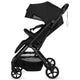 Carucior sport, Lionelo, Tansi, Pliere automata, Ultracompact, Manevrare cu o mana, Roti cu tehnologie GravelTech, Spatar si suport picioare reglabile, 6-48 luni, Sustine 22 kg, Negru