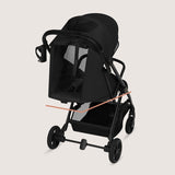 Carucior sport, Lionelo, Tansi, Pliere automata, Ultracompact, Manevrare cu o mana, Roti cu tehnologie GravelTech, Spatar si suport picioare reglabile, 6-48 luni, Sustine 22 kg, Negru