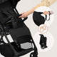 Carucior sport, Lionelo, Tansi, Pliere automata, Ultracompact, Manevrare cu o mana, Roti cu tehnologie GravelTech, Spatar si suport picioare reglabile, 6-48 luni, Sustine 22 kg, Negru