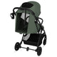 Carucior sport, Lionelo, Tansi, Pliere automata, Ultracompact, Manevrare cu o mana, Roti cu tehnologie GravelTech, Spatar si suport picioare reglabile, 6-48 luni, Sustine 22 kg, Verde
