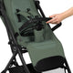 Carucior sport, Lionelo, Tansi, Pliere automata, Ultracompact, Manevrare cu o mana, Roti cu tehnologie GravelTech, Spatar si suport picioare reglabile, 6-48 luni, Sustine 22 kg, Verde