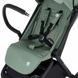 Carucior sport, Petite&Mars, Flip, Pliere compacta cu o mana, Spatar reglabil pana la pozitie de somn, Suport picioare reglabil, Copertina extensibila cu protectie UPF50+, Pana la 22 kg, 0 luni+, Verde Matcha