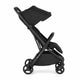 Carucior sport, Petite&Mars, Flip, Pliere compacta cu o mana, Spatar reglabil pana la pozitie de somn, Suport picioare reglabil, Copertina extensibila cu protectie UPF50+, Pana la 22 kg, 0 luni+, Negru