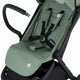 Carucior sport, Petite&Mars, Flip, Pliere compacta cu o mana, Spatar reglabil pana la pozitie de somn, Suport picioare reglabil, Copertina extensibila cu protectie UPF50+, Pana la 22 kg, 0 luni+, Verde Matcha