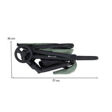 Carucior sport, Petite&Mars, Flip, Pliere compacta cu o mana, Spatar reglabil pana la pozitie de somn, Suport picioare reglabil, Copertina extensibila cu protectie UPF50+, Pana la 22 kg, 0 luni+, Verde Matcha