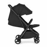 Carucior sport, Petite&Mars, Flip, Pliere compacta cu o mana, Spatar reglabil pana la pozitie de somn, Suport picioare reglabil, Copertina extensibila cu protectie UPF50+, Pana la 22 kg, 0 luni+, Negru