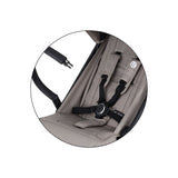 Carucior sport, Petite&Mars, Flip, Pliere compacta cu o mana, Spatar reglabil pana la pozitie de somn, Suport picioare reglabil, Copertina extensibila cu protectie UPF50+, Pana la 22 kg, 0 luni+, Gri