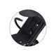 Carucior sport, Petite&Mars, Fly, Pliere compacta, Spatar reglabil pana la pozitie de somn, Suport picioare reglabil, Copertina extensibila cu protectie UPF40+, Suport pahar inclus, Pana la 22 kg, 0 luni+, Negru