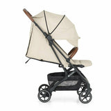 Carucior sport, Petite&Mars, Fly, Pliere compacta, Spatar reglabil pana la pozitie de somn, Suport picioare reglabil, Copertina extensibila cu protectie UPF40+, Suport pahar inclus, Pana la 22 kg, 0 luni+, Bej