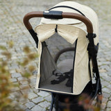 Carucior sport, Petite&Mars, Fly, Pliere compacta, Spatar reglabil pana la pozitie de somn, Suport picioare reglabil, Copertina extensibila cu protectie UPF40+, Suport pahar inclus, Pana la 22 kg, 0 luni+, Bej
