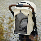 Carucior sport, Petite&Mars, Fly, Pliere compacta, Spatar reglabil pana la pozitie de somn, Suport picioare reglabil, Copertina extensibila cu protectie UPF40+, Suport pahar inclus, Pana la 22 kg, 0 luni+, Negru
