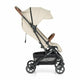 Carucior sport, Petite&Mars, Fly, Pliere compacta, Spatar reglabil pana la pozitie de somn, Suport picioare reglabil, Copertina extensibila cu protectie UPF40+, Suport pahar inclus, Pana la 22 kg, 0 luni+, Bej