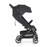 Carucior sport, Petite&Mars, Fly, Pliere compacta, Spatar reglabil pana la pozitie de somn, Suport picioare reglabil, Copertina extensibila cu protectie UPF40+, Suport pahar inclus, Pana la 22 kg, 0 luni+, Negru