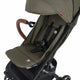 Carucior sport, Petite&Mars, Fly, Pliere compacta, Spatar reglabil pana la pozitie de somn, Suport picioare reglabil, Copertina extensibila cu protectie UPF40+, Suport pahar inclus, Pana la 22 kg, 0 luni+, Verde