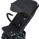 Carucior sport, Petite&Mars, Fly, Pliere compacta, Spatar reglabil pana la pozitie de somn, Suport picioare reglabil, Copertina extensibila cu protectie UPF40+, Suport pahar inclus, Pana la 22 kg, 0 luni+, Negru