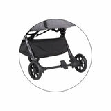 Carucior sport, Petite&Mars, Pax Ultimate, Compact - 7 kg, Spatar ajustabil, Suport picioare reglabil, Pliere tip carte, 6-36 luni, Pana la 22 kg, Gri