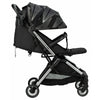 Carucior sport pliabil automat, Unique, Spatar reglabil, Suport pentru sticla, 6.6 Kg, Conform cu standardul european de securitate EN 1888-2:2018, FreeON, Silver, Resigilat
