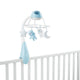 Carusel muzical 3 in 1 Chicco Rainbow cu proiectie, bleu, 0 luni+