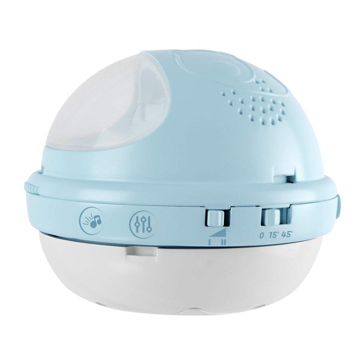 Carusel muzical 3 in 1 Chicco Rainbow cu proiectie, bleu, 0 luni+ - gogobaby.ro
