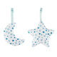 Carusel muzical 3 in 1 Chicco Rainbow cu proiectie, bleu, 0 luni+