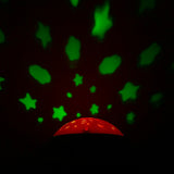 Carusel muzical, BabyMix, Pentru patut bebelusi, Cu proiectii, Cu melodii si sunete ale naturii, Cu 11 jucarii, Red