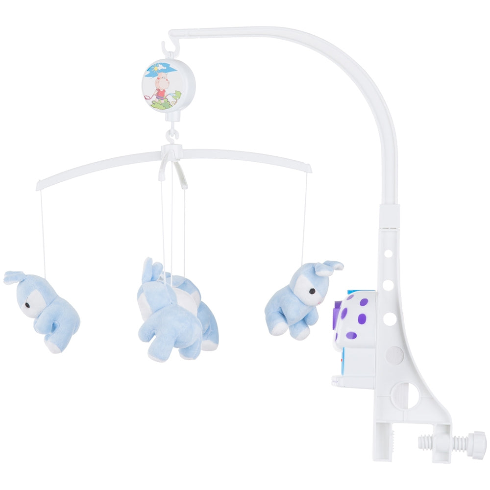 Carusel muzical pentru patut Chipolino Blue rabbits - gogobaby.ro