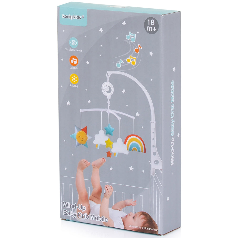 Carusel muzical pentru patut Chipolino Pink elephant - gogobaby.ro