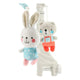Carusel muzical, BabyMix, Pentru patut, Cu 5 jucarii din plus, Bears and rabbits